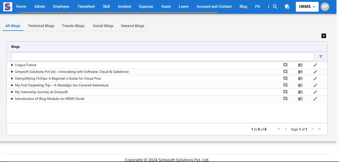 SimpTable / Ssuites screenshot 1